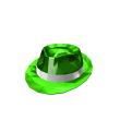 Green Sparkle Time Fedora