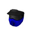Blue Paintball Mask