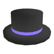 Purple Banded Top Hat