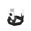 yin & yang domino crown