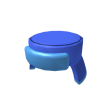 Blue Hat With Crazy Big Earflaps