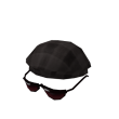 black director's cap
