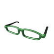 Green Thick Rimmed Glasses