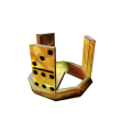 Sparkle Time Domino Crown