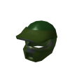 Dark Green Biker Helmet