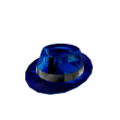 Midnight Blue Sparkle Time Fedora