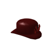 Maroon Bow Chapeau