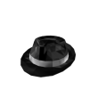 Black Sparkletime Fedora