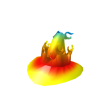Red Wizard Hat of Flames