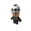 BLOXikin #01 Skeleton Builderman