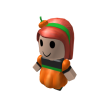 BLOXikin #15 Pumpkin Girl ROBLOXian