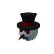 Angry Snowman Head