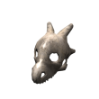 Horned Velociraptor Skull