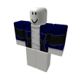 Midnight Blue Sparkle Time Futuristic Jacket Top