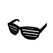 Black Shutter Shades
