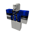 [S] Blue & Black Jacket w/Checkered Undershirt