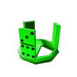 Green Domino Crown