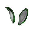 Sparkly Emerald Rabbit Ears