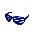 Navy Shutter Shades