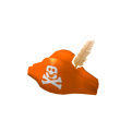 Orange Pirate Hat