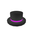 Pink Banded Top Hat