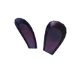 Black Pearl Sparkle Time Bunny Ears