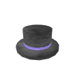 Purple Banded Sparkle Time Top Hat