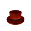 Black Iron Banded Adurite Top Hat