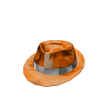 Orange Sparkle Time Fedora