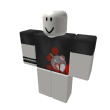 [S] Red Bleeding Heart Design Shirt