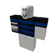 [S] Blue & Black Striped Tee