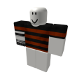 [S] Orange & Black Striped Tee