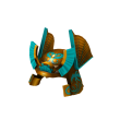 Gold Teal Samurai