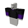 Two-Layer Polo Blk and Prp