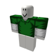 Two-Layer Polo Grn and Wht