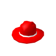 White Banded Red Stetson