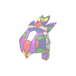 Transparent Stained Glass Chrysalis