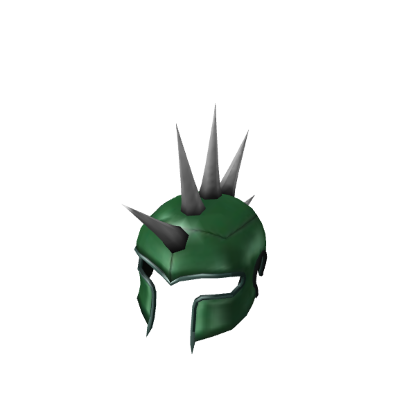 Jealous Green Helm of Iron Thorns