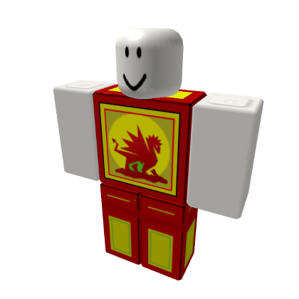 Red yellow dragon