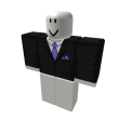 Black Suit With Purple Tie By Armitroner