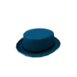 Azure Pork Pie Hat