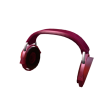 Electric Pink Headphones