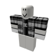 DC Black Plaid Jacket With Gloves (White)