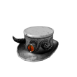 Crimson Catseye Top Hat