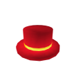 Red and Gold Top Hat