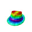 Rainbow Fedora