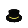 Black and Gold Top Hat