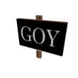 Goyim Sign