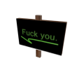 Offensive Sign